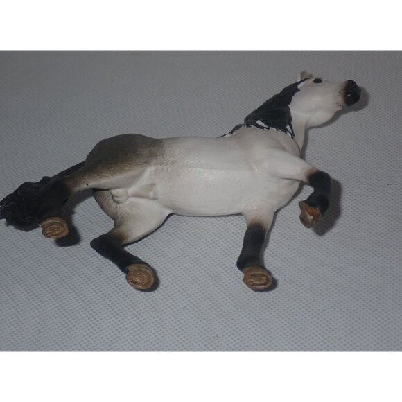 Schleich Horse Andalusian Stallion Toy Figure 13821 Gray Retired - Picture 5 of 5